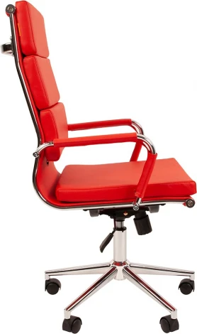 Компьютерное кресло CHAIRMAN 750 (Металл,Экокожа/Красный)