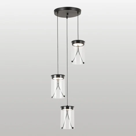 Подвесной светильник Lussole Smith LSP-7473 (LED, 220V, на проводе, круглые)