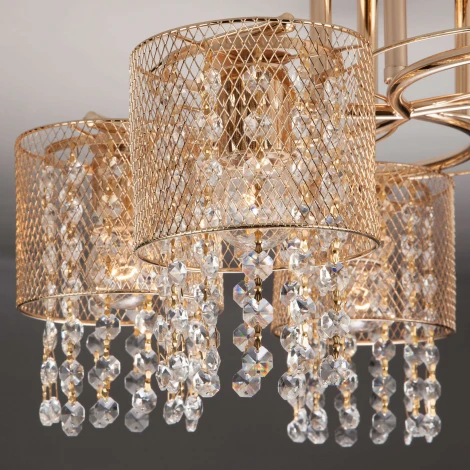 Потолочная люстра Eurosvet Bonnie 30137/5 золото (220V)