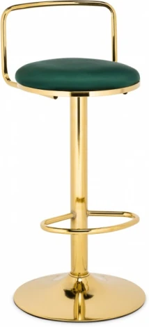 Барный стул Woodville Lusia green / gold