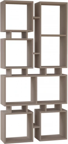 Стеллаж Прямые RAIL BOOKCASE NO.1 (ЛДСП/Бежевый) LEVE