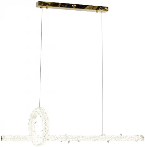 Подвесная люстра AM Group OVALE GD D1000+300 (220V, на тросе)