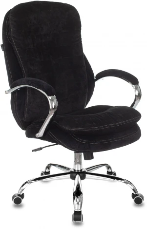 Кресло руководителя Бюрократ T-9950SL Fabric черный Light-20 крестовина металл хром