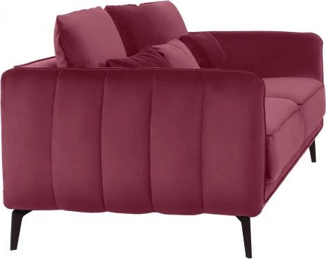 Диван Amsterdam трехместный ОГОГО (арт.761048), (Ткань/Бордовый)