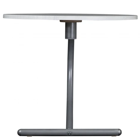 Стол журнальный Дуэт 14 дуб дымчатый/металлик Mebelik 009429