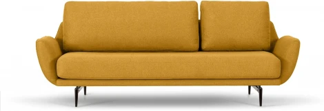 Диван Ispani трехместный ОГОГО (арт.785990), (Ткань/Желтый)