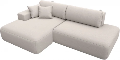 Диван угловой Лига-036 НПБ Модерн левый угол Лига Диванов (Замша) арт.127782L