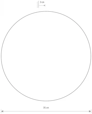 Бра светодиодное Nowodvorski Ring Led L 10351 (220V, круглые)