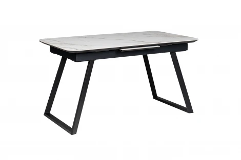 Стол Пеле раздвиж. 140-180 Керамогранит Светлый Мрамор