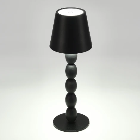 Настольная лампа ST Luce Ease SL1011.404.01 Черный/Черный LED 1*3W (220V, сенсорный выключатель)