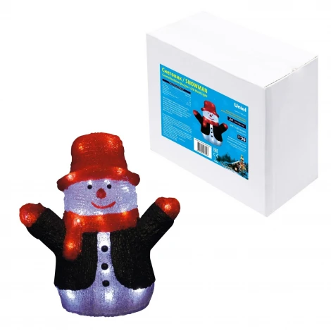 Световая фигура Uniel ULD-M2730-024/STA WHITE IP20 SNOWMAN (LED, 220V, снеговик)