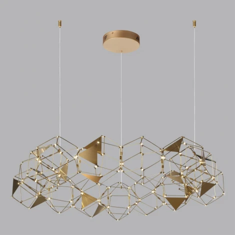 Подвесная люстра Odeon Light Trellis 5086/68L античная бронза/металл LED 68W 4000K 3740Лм (220V, на тросе)
