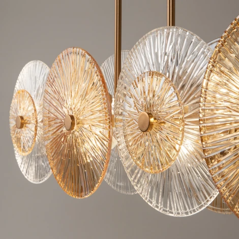 Потолочная люстра на штанге Maytoni Aster MOD007PL-08G1 (220V)