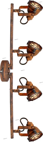 Спот на штанге Lussole Loft Rockville LSP-9803 (220V, круглые, IP21)