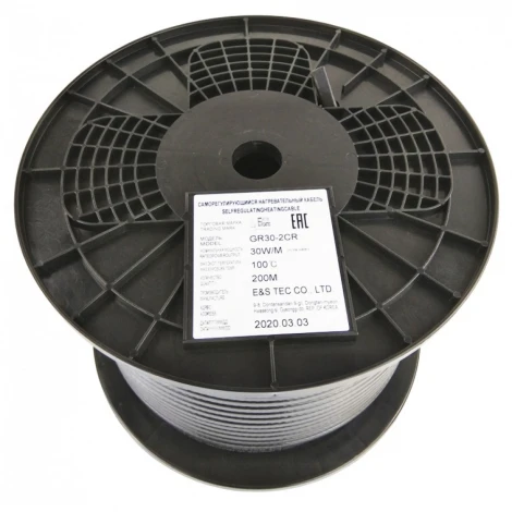 Саморегулирующийся греющий кабель EASTEC GR 30-2 CR
