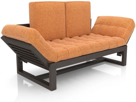 Кушетка Arsko Балтик венге оранжевая рогожка