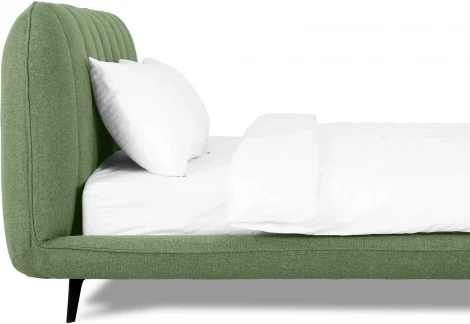Кровать Amsterdam ОГОГО (арт.831272), (Велюр/Зеленый)