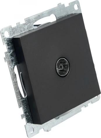 ТВ-розетка (черный) Stekker Катрин 39614