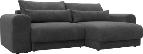 Диван угловой Лига-056 НПБ угол универсальный Лига Диванов (Велюр) арт.129159