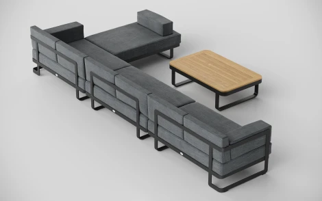 Лаунж зона Gardenini Premium Hacienda LPHCD.010800.S4