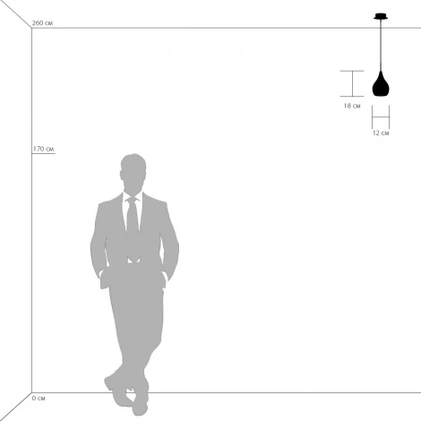 Подвесной светильник Lightstar Pentola 803031 (220V, на проводе, бокалы)