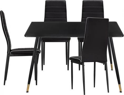 Стол кухонный Woodville Урас black