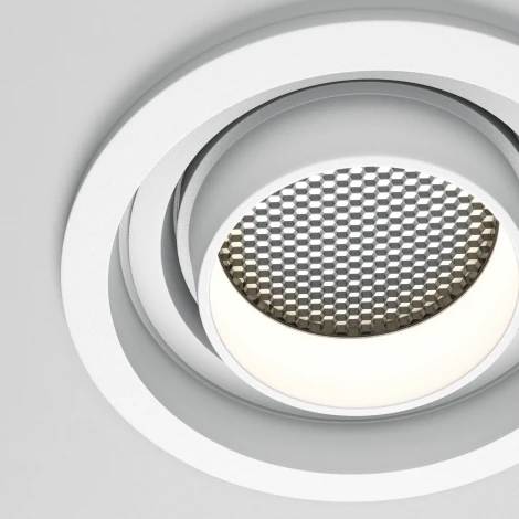 Встраиваемый светильник Maytoni Atom DL113-GU10-01-RD-W (220V, круглые)