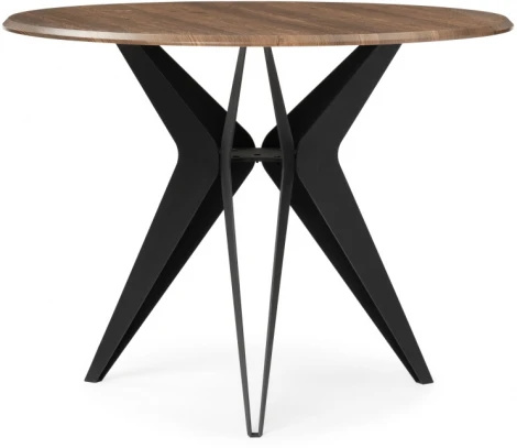 Деревянный стол Notta Рикла 100х76 орех кантри / черный 553561