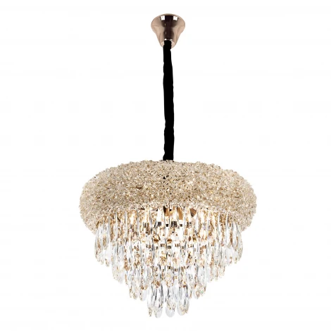 Подвесная люстра хрустальная Modelux MODELUX ML.2308.500 GD