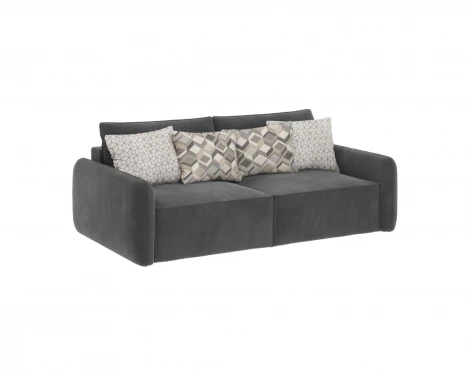 Диван прямой серый D1 Портленд AAA4153004 Premier 25