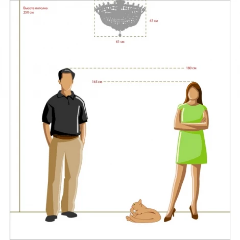 Потолочный светильник Chiaro Изабелла 351015609