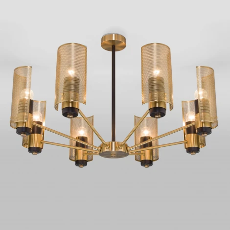 Потолочная люстра на штанге Eurosvet Grino 70139/8 латунь (220V)
