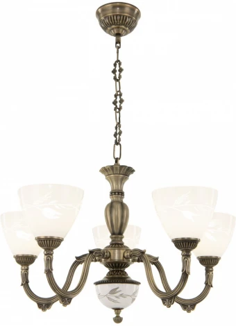 Подвесная люстра Arte Milano AM343837 347837/5 AB (220V, на цепи)