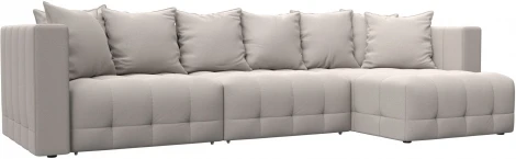 Диван угловой Лига-052 НПБ Лонг угол универсальный Лига Диванов (Замша) арт.128839