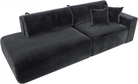 Диван прямой Лига-036 НПБ Модерн подлокотник справа Лига Диванов (Велюр) арт.127723