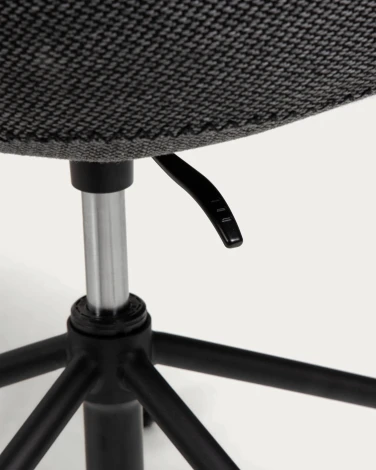 Обеденный стул La Forma (ex Julia Grup) Yvette (Серый/ Сталь,Пена,Металл,Пенополиуретан)