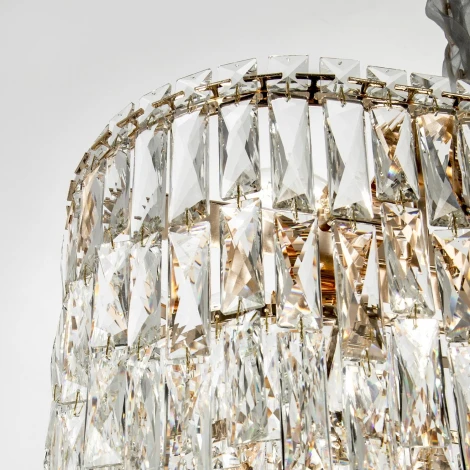 Подвесная люстра хрустальная Modelux MODELUX ML.7073.13 GD