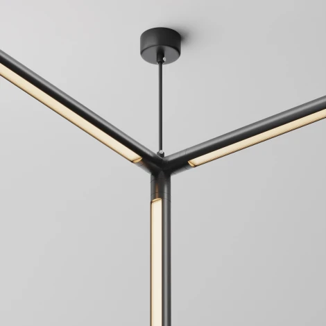 T-образный вертикальный коннектор для системы Shelf с вводом питания Maytoni Accessories for system Shelf CA016TC-P-B (24V)