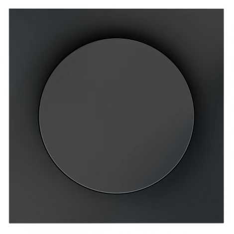 Накладка для светорегулятора поворотно-нажимного Voltum S70 VLS002007 (графит)