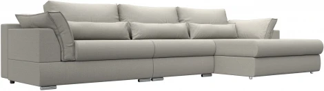 Диван угловой Пекин Long угол правый Лига Диванов (Рогожка) арт.122939