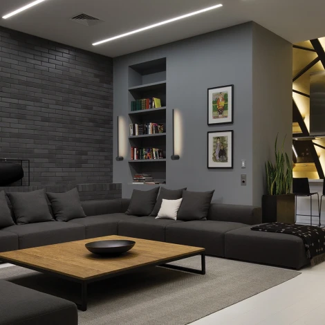 Настенный светодиодный светильник Feron 48033 AL170 10W 4000K черный (220V)