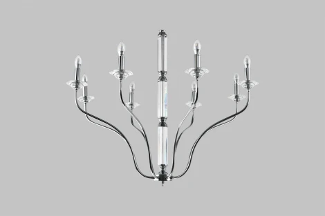 Подвесная люстра Moderli Catania V10428-8P (220V, на цепи, подсвечник, свеча)