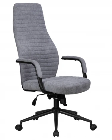 Офисное кресло для руководителей Dobrin LOKI (серый (VRH230-03)) 134BL-LMR LOKI