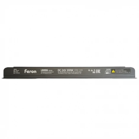 Трансформатор для светодиодной ленты с диммированием 300W 24V IP20 клипсы Feron LB006 52132
