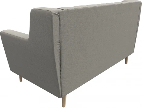 Диван кухонный прямой Брайтон 2 Люкс (Бежевый/Рогожка) Лига Диванов арт.122446