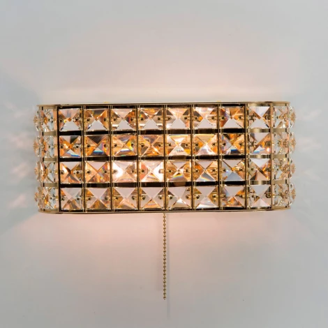 Бра Citilux Портал CL324402 (220V, хрусталь K9, выключатель)