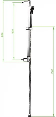 Душевой гарнитур Bien Casso BD24031104