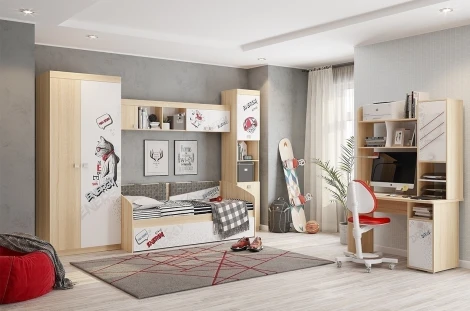 Энерджи Стол Mebelson (ЛДСП,Пластик/Дуб сонома,Белый) арт.MDE-05.1623