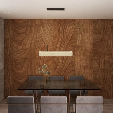 Подвесной светильник Novotech Trompa 359322 черный, диммируемый, с ПДУ LED 36W 220V (на проводе)