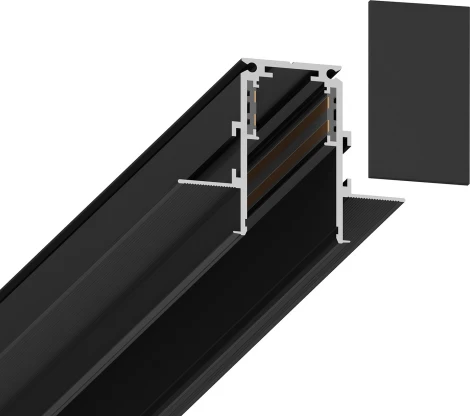 Заглушка для встраиваемого магнитного шинопровода Magnetic 48V Ambrella Track System GL3608
